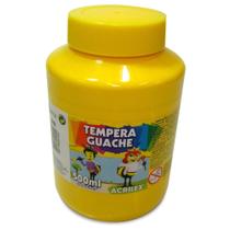 Tinta guache 500 ml amarelo Acrilex