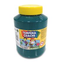 Tinta guache 500 ml verde bandeira Acrilex