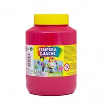 Tinta Guache 500ml Magenta Acrilex Tinta Guache 500ml Magenta Acrilex