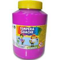 Tinta Guache 500ML Magenta - Caixa com 6 Unidades