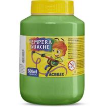 Tinta Guache 500ML Verde Folha Caixa com 06 Tinta Guache 500ML Verde Folha Caixa com 06