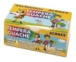 Tinta Guache 6 Cores 2020 Acrilex - 1 Tinta Guache 6 Cores 2020 Acrilex - 1