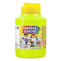 Tinta guache Acrilex 250 ml - amarelo limão