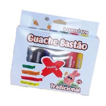 Tinta Guache Em Bastão Com 6 Unidades Make Tinta Guache Em Bastão Com 6 Unidades Make