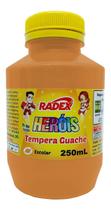 Tinta Guache Escolar Radex Pote 250ml Cor Laranja