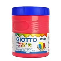 Tinta Guache Giotto Tempera Cor Vermelho 250ml