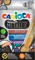 Tinta guache metal cx 06un carioca tprlo 9738