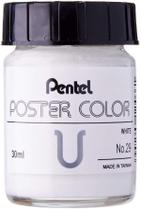 Tinta Guache Pentel Profissional - Branco White