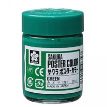 Tinta Guache Sakura Poster Color 30ml 29 Green