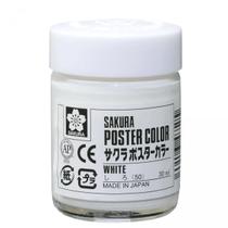 Tinta Guache Sakura Poster Color 30ml 50 White