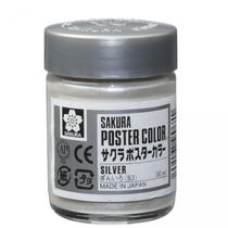 Tinta Guache Sakura Poster Color 30ml 53 Silver