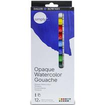 Tinta Guache Simply Daler & Rowney 12ml - 12 Cores