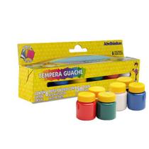 Tinta Guache Tempera Guache 15ml 6 Cores Abelinhas - Acrilex