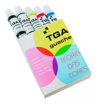 Tinta Guache Tga Com 05 Cores Sortidas De 25 Ml Cada