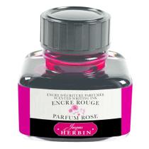 Tinta Herbin Perfumada Caneta Tinteiro 30ml Rosa