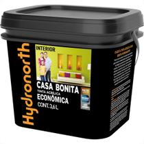 Tinta Hydronorth Casa Bonita Acrilica Economica Fosco 3,6L Amarelo Canario