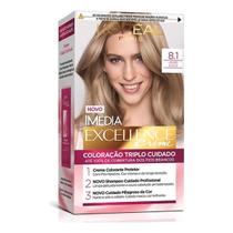 Tinta Imédia Excellence Creme 8.1 Louro Sueco L'Oréal Paris Tinta Imédia Excellence Creme 8.1 Louro Sueco L'Oréal Paris