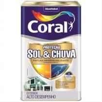 Tinta Impermeabilizante Fachada Coral Sol & Chuva 18L