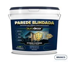 Tinta Impermeabilizante Parede Blindada Eurodecor Flexível Antimofo Alta Proteção 3,6Kg ou 1Kg -