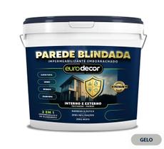 Tinta Impermeabilizante Parede Blindada Eurodecor Flexível Antimofo Alta Proteção 3,6Kg ou 1Kg -