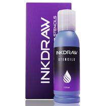 Tinta InkDraw Tattoo Stencil 150ml Tinta C/ Bico Aplicador