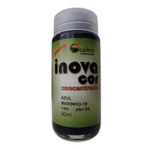 Tinta Inovacor 90ml para Couro e Sintético Azul Marinho-19. Tinta Inovacor 90ml para Couro e Sintético Azul Marinho-19.