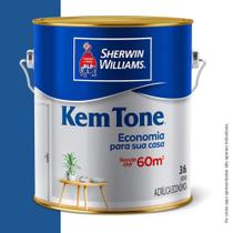 Tinta Kemtone Galao 3,6 Litros AZUL INDIGO - SHERWIN WILLIAMS