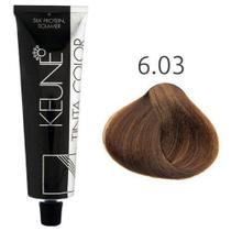 Tinta Keune Color 60ml - Cor 6.03 - Louro Escuro Moca Tinta Keune Color 60ml - Cor 6.03 - Louro Escuro Moca