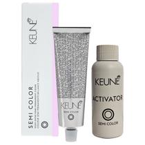 Tinta Keune Semi Color 7.2 Louro Médio Pérola + Activator