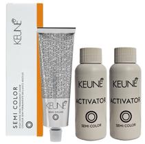 Tinta Keune Semi Color 7.43 Louro Med Cobr Dou + 2 Activator