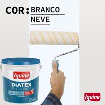 Tinta Látex Econômica Branco Neve aveludado 3,6L Diatex Pinta Mais Iquine