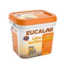 tinta latex eucalar acrilico marfim 3,6 litros