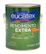 tinta latex eucatex acrilico rendimento extra 3,6 branco