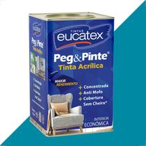 Tinta latex eucatex peg pinte acrilico azul profundo 18l