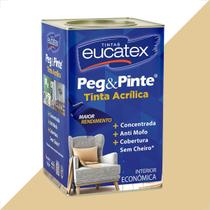 Tinta latex eucatex peg pinte acrilico palha sertao 18l