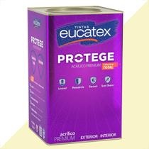 Tinta latex eucatex protege acrilico premium fosco algodao egipcio 18l
