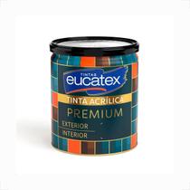 Tinta latex eucatex protege acrilico premium fosco branco 800ml