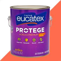 Tinta latex eucatex protege acrilico premium fosco terracota 3600ml