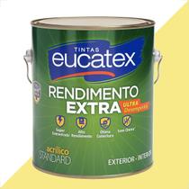 Tinta latex eucatex rendimento extra amarelo canario 3600ml Tinta latex eucatex rendimento extra amarelo canario 3600ml