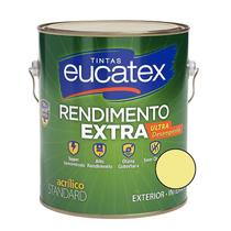 Tinta Latex Eucatex Rendimento Extra Amarelo Canário 3,6L