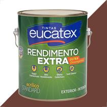 Tinta latex eucatex rendimento extra chocolate 3600ml