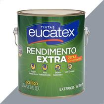 Tinta latex eucatex rendimento extra cinza granizo 3600ml Tinta latex eucatex rendimento extra cinza granizo 3600ml
