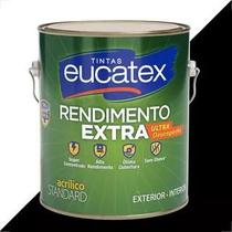 Tinta Latex Eucatex Rendimento Extra Preto 3600ml Cor Preto Tinta Latex Eucatex Rendimento Extra Preto 3600ml Cor Preto