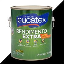 Tinta latex eucatex rendimento extra preto 3600ml Tinta latex eucatex rendimento extra preto 3600ml
