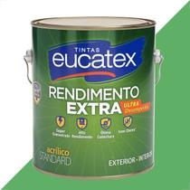 Tinta latex eucatex rendimento extra verde piscina 3600ml Tinta latex eucatex rendimento extra verde piscina 3600ml