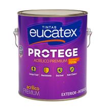 Tinta Latéx Fosco Lavável Protege Acrílico Premium Eucatex 3,6L Diversas cores
