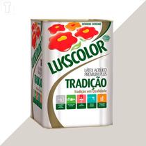 Tinta latex lukscolor tradicao acrilico fosco 18l gelo