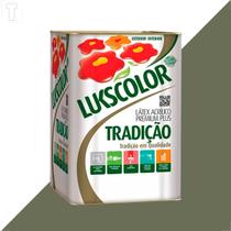 Tinta latex lukscolor tradicao acrilico fosco 18l verde musgo Tinta latex lukscolor tradicao acrilico fosco 18l verde musgo