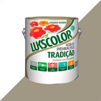Tinta latex lukscolor tradicao acrilico fosco 3600ml concreto