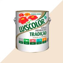 Tinta latex lukscolor tradicao acrilico fosco 3600ml perola